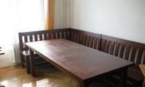 Jídelní stůl a lavice Gabri