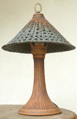 Stolní lampa modrá